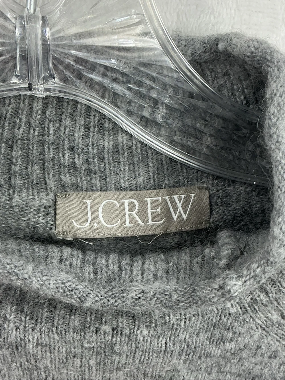 J. Crew Light Gray Mock Neck Sweater 901